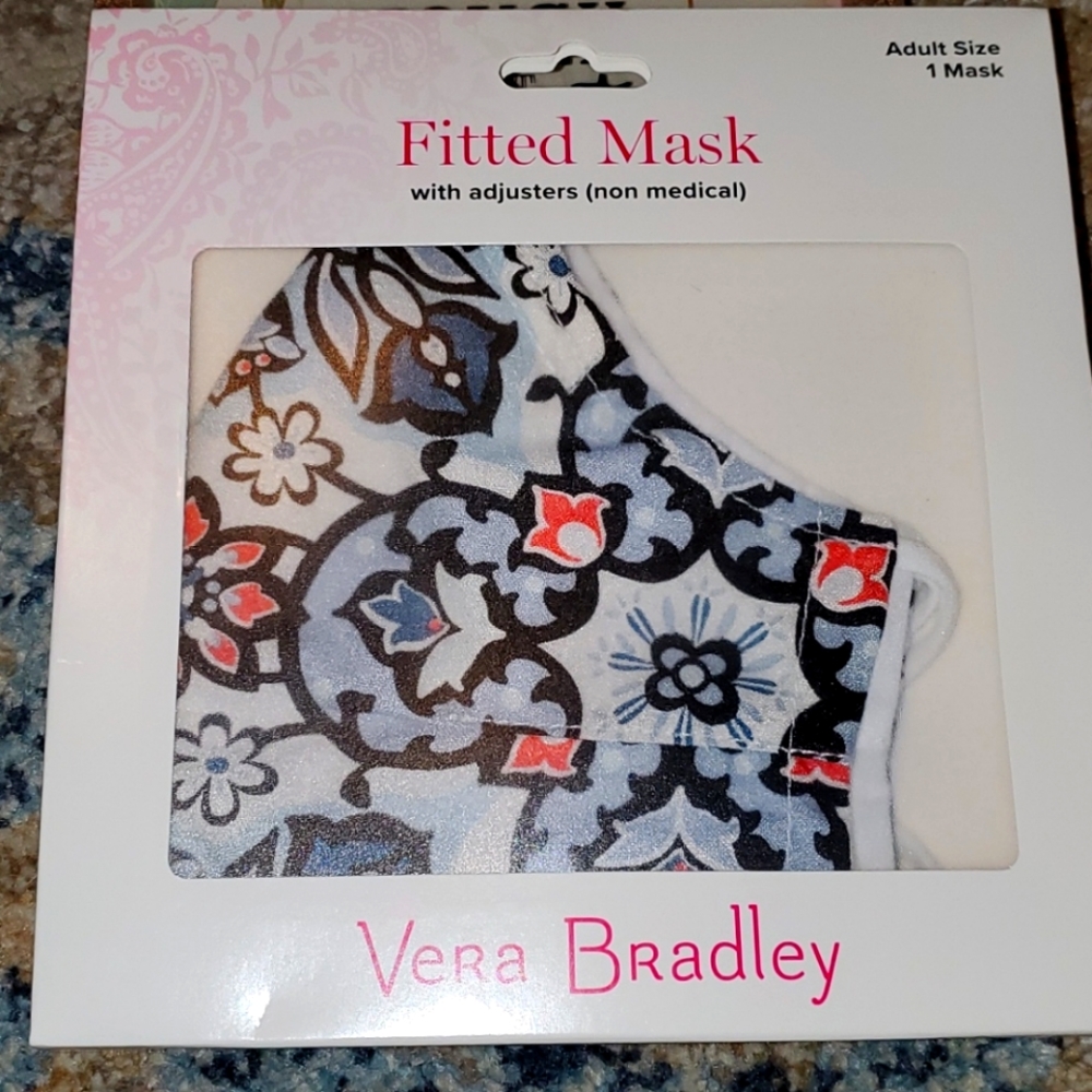 NWT Vera Bradley Adult Face Mask + FREE Frame